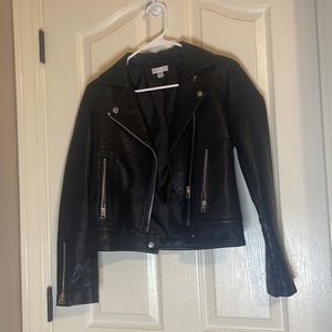 Top shop faux leather jacket